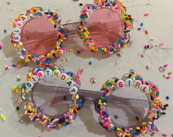 Custom Sparkle Sprinkle Sunglasses for Kiddos
