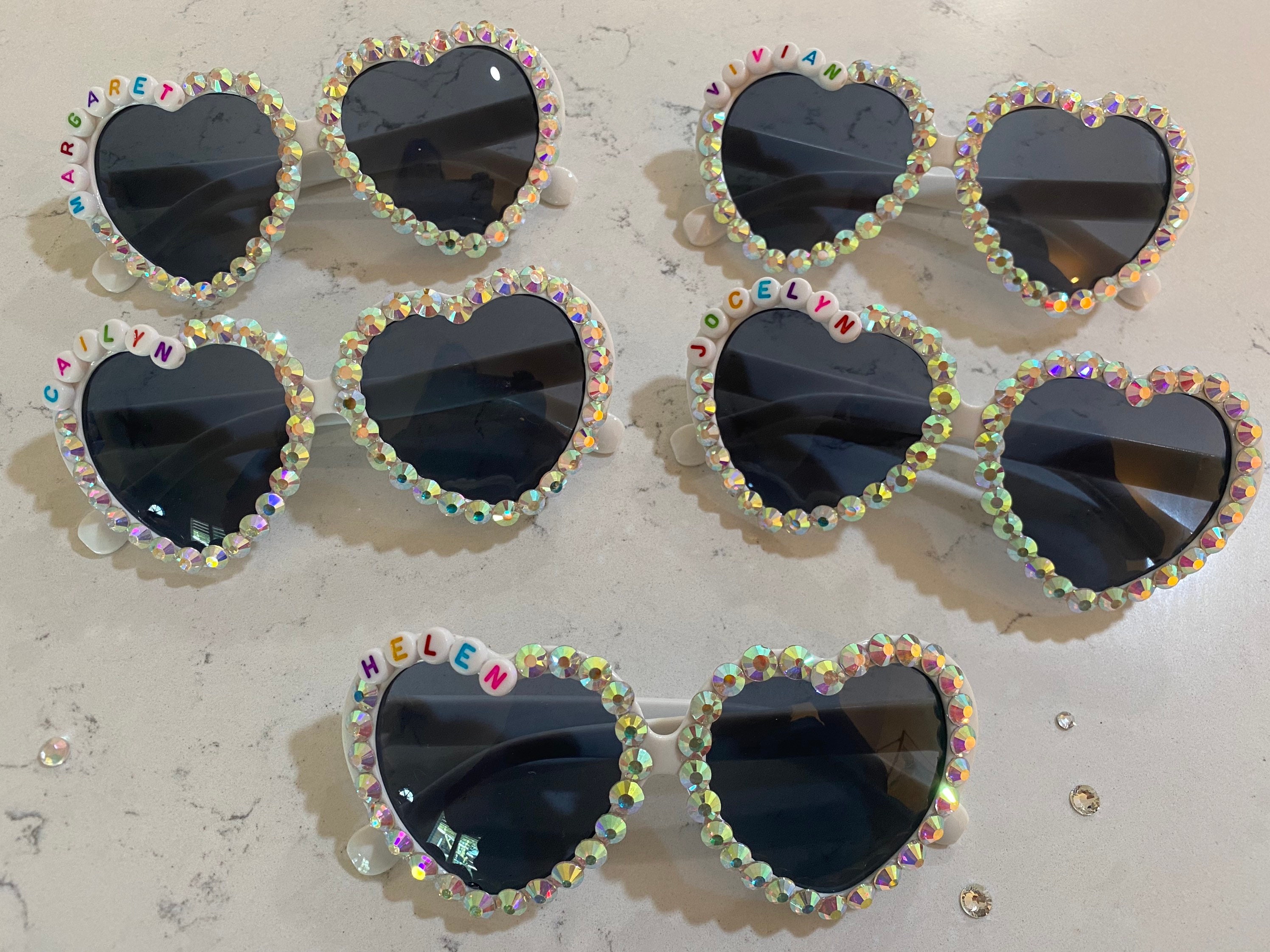 Circle heart sunglasses hotsell