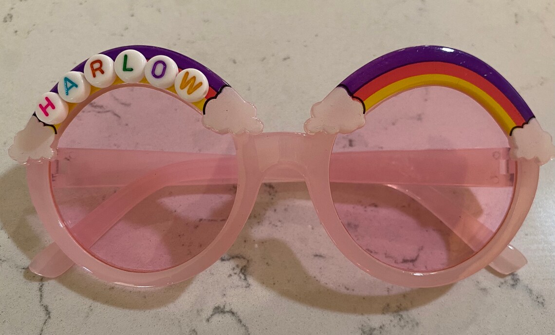 Custom Rainbow Sunglasses for Kiddos Etsy
