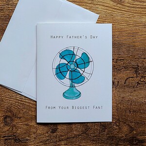 Bonne fête des pères, papa tu es Fan-Tastic, carte de fête des pères, papa génial, j'aime papa, carte d'appréciation pour papa, carte pour lui, carte papa