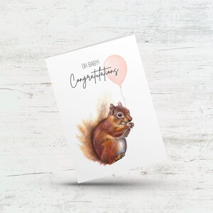 Oh baby congratulations, Baby shower greeting card, Cute expecting card, Gender neutral new baby card, Welcome to the world, New mom card