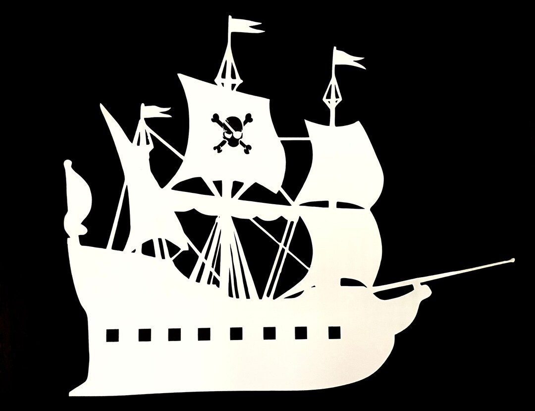 4x Pirate Edward Teach Flag Stickers – Multi-Color Vinyl Bumper Decals For Car, Motorcycle, Truck