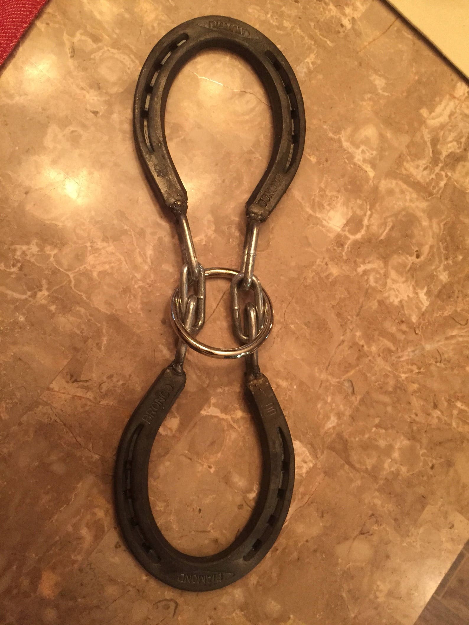 Hand Made Horseshoe Ring Puzzle Etsy