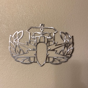 Steel E.O.D Badge