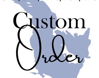 Custom Lake Order - SVG, DXF, Png, Pdf, Eps - Digital Download