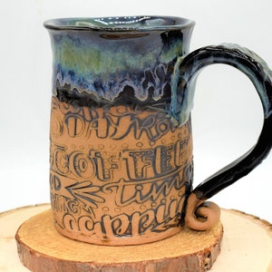 Handmade Pottery Coffee Mug -- In Stock and Ready to Ship