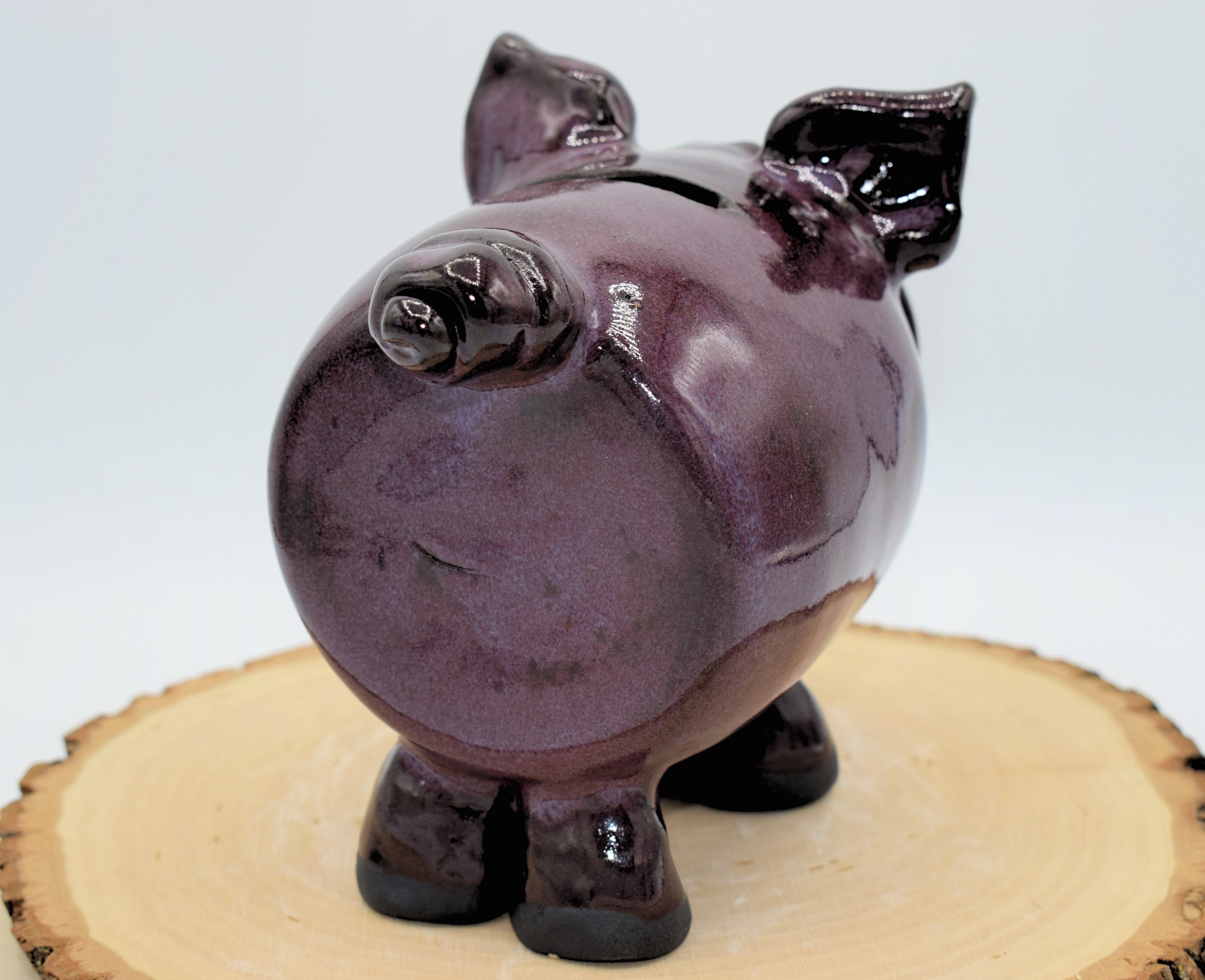 Handmade Pottery Piggy Bank Seconds Sale In Stock and Etsy