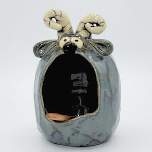 Handmade Pottery Salt Monster -- In Stock and Ready to Ship