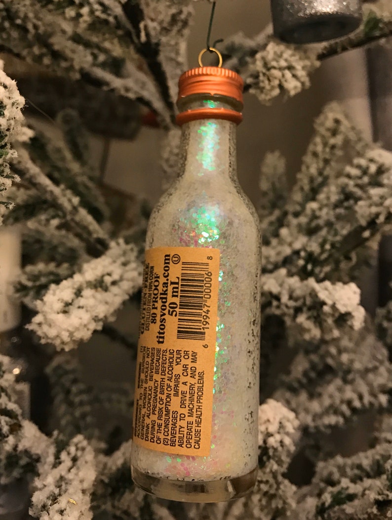 Tito's Handmade Vodka Mini Liquor Bottle Christmas Tree Etsy