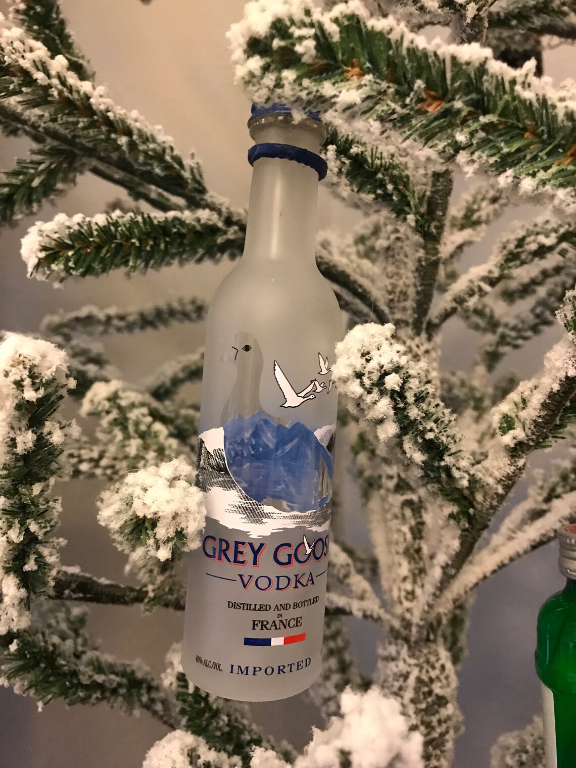 Vodka Mini Liquor Bottle Christmas Tree Hanging Ornament Etsy