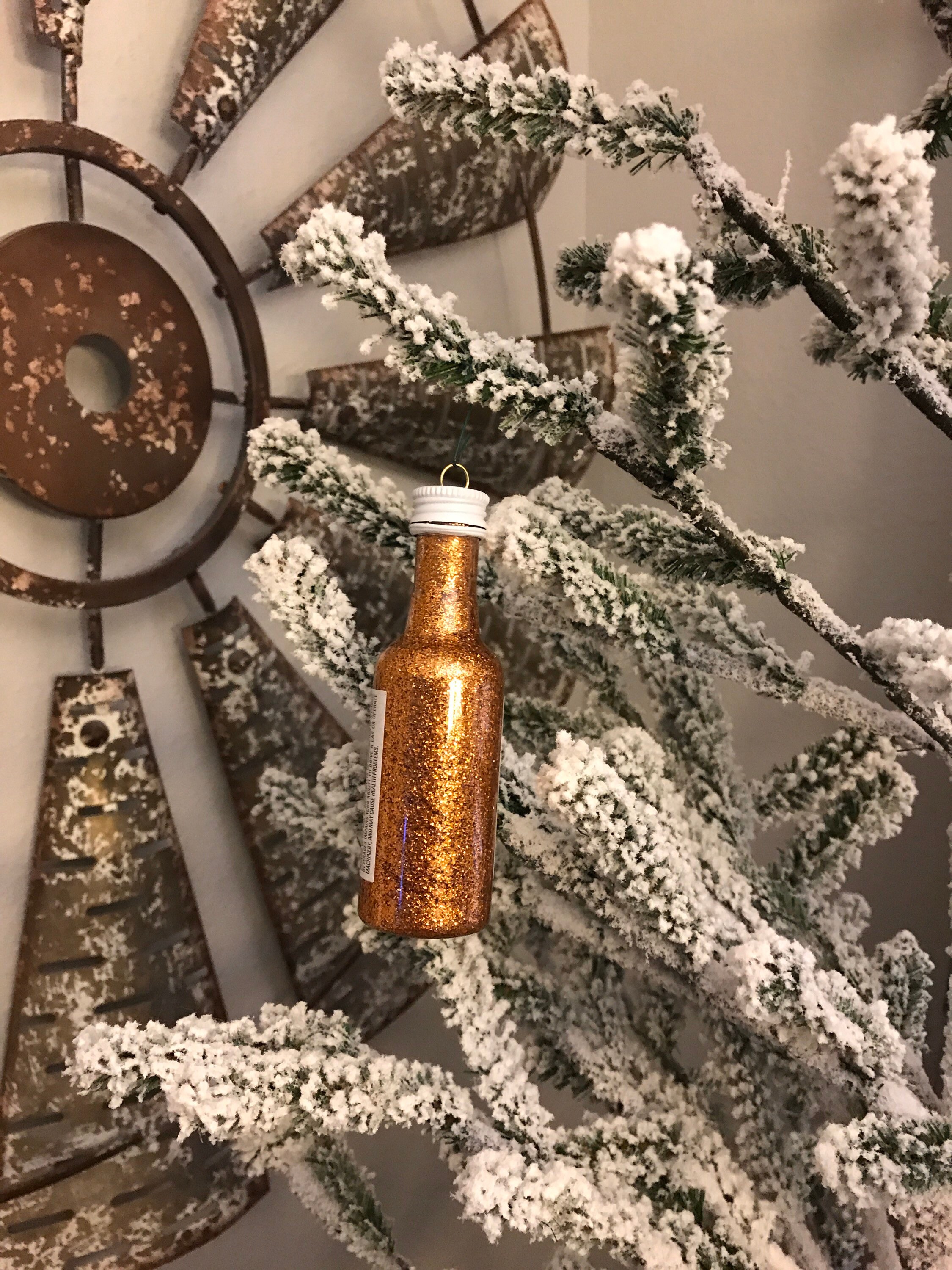 Peanut Butter Whiskey Mini Liquor Bottle Christmas Tree Etsy