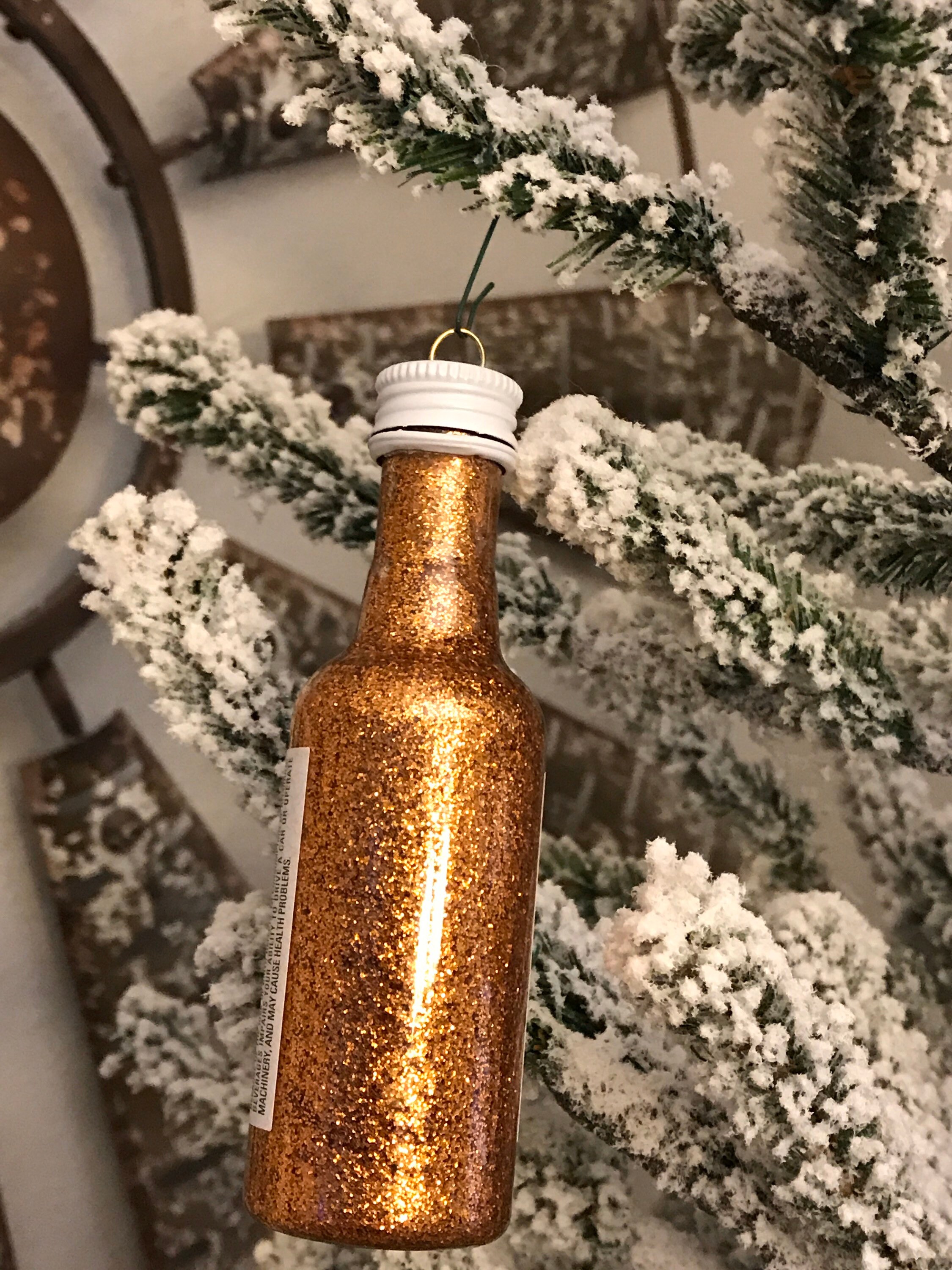 Peanut Butter Whiskey Mini Liquor Bottle Christmas Tree Etsy