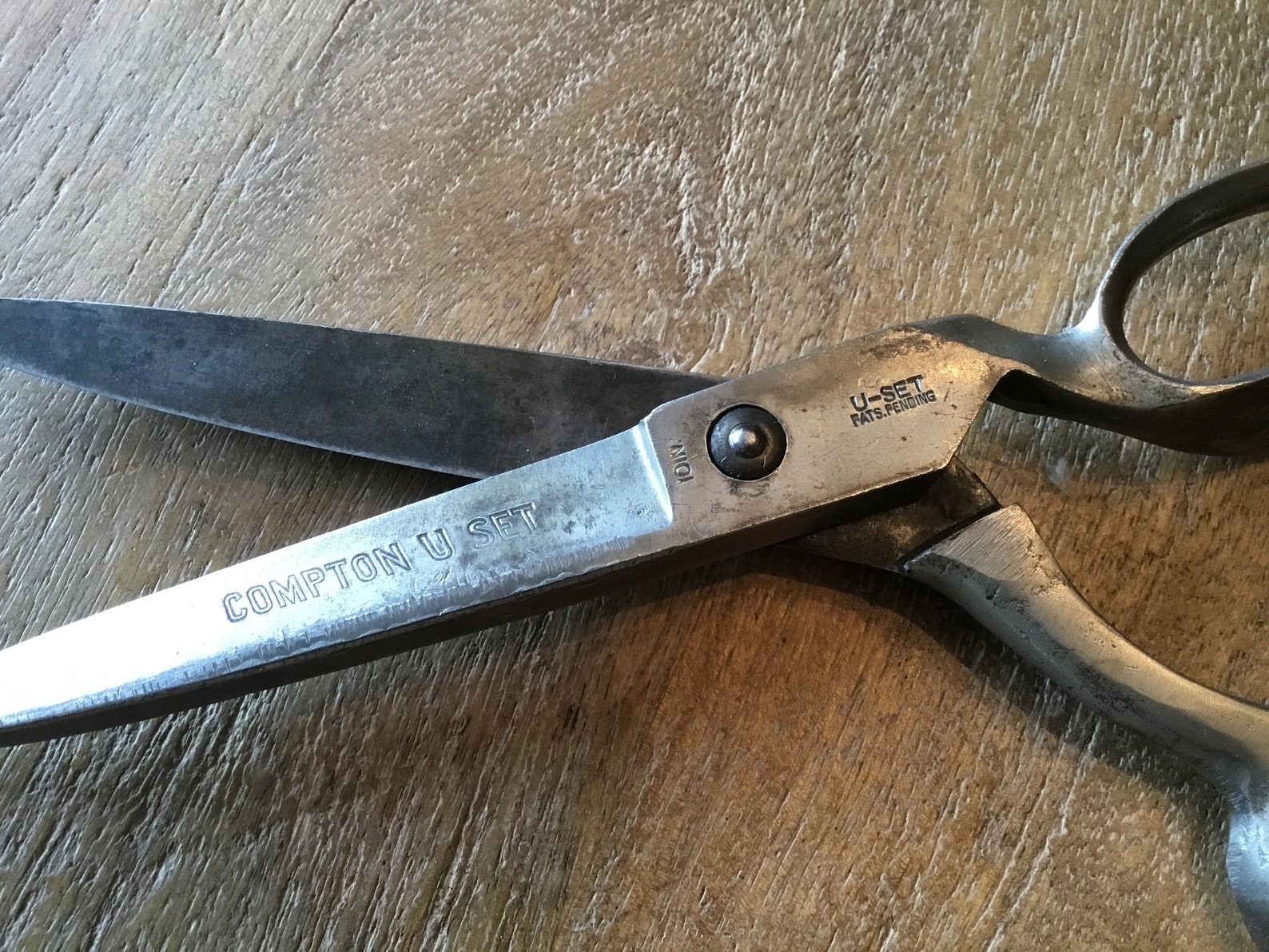 40s 11 Compton U set reliance scissors / large industrial | Etsy
