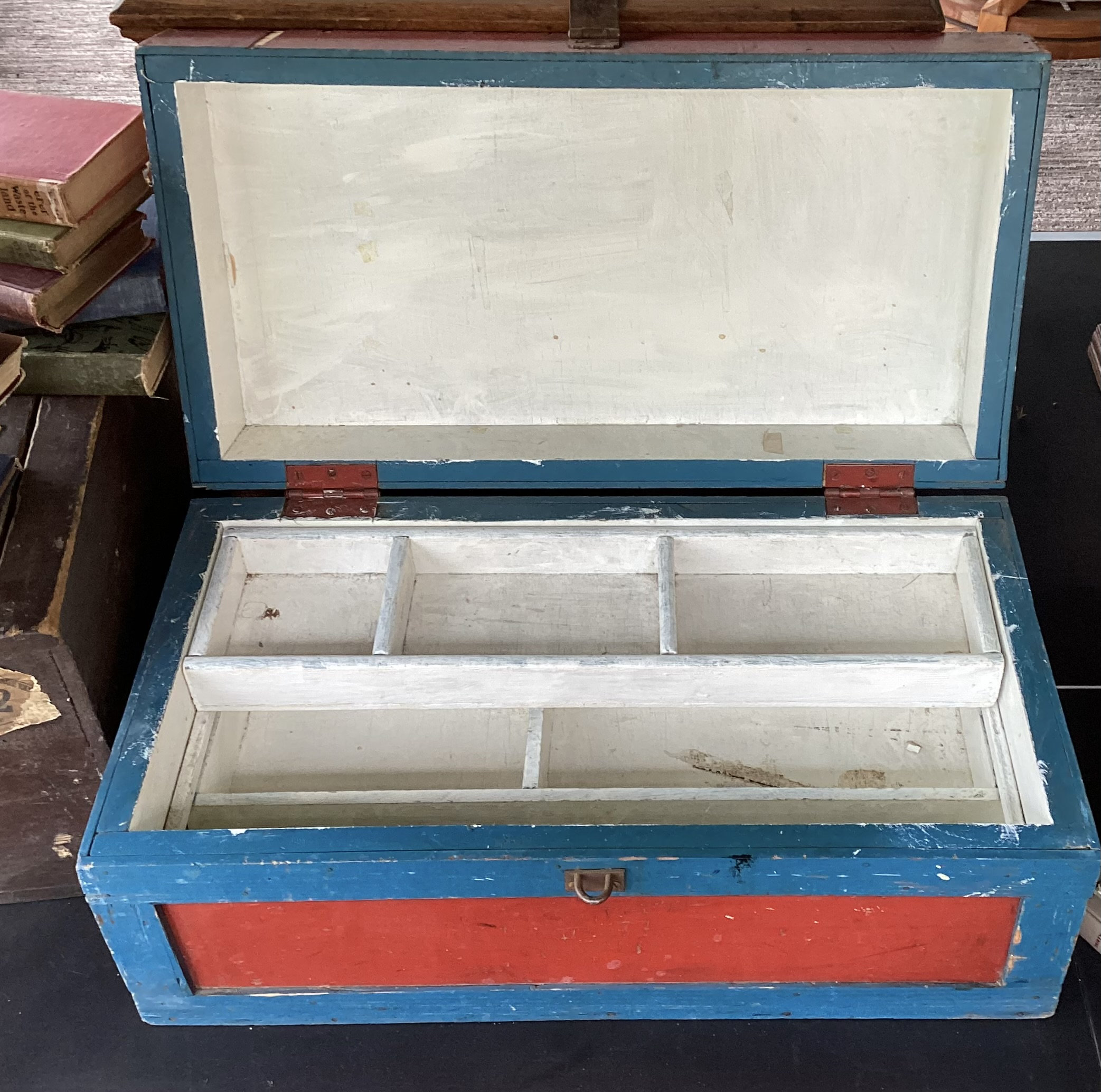 What could be the purpose of this old wooden box with lock and plastic  lining? : r/whatisthisthing