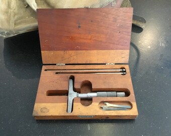 Vintage Lufkin No 1641 Micrometer Machinist Metalworking Tool for sale online 