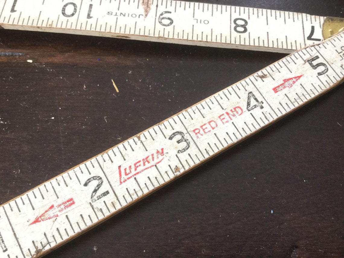 Lufkin Rigid 72 Inch Ruler Vintage Red End Lufkin Extension Ruler No.066 Vintage - Etsy
