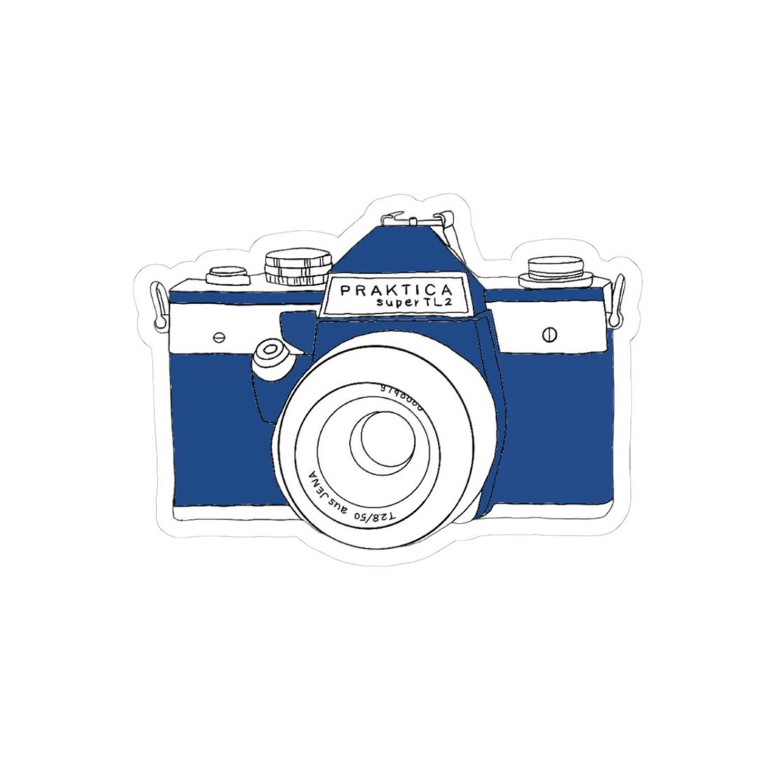 Vintage Film Camera Sticker | Hand-drawn Nostalgic Photography Art - Etsy