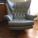 Original G Plan Model 62 Lounge Chair in Grey Leather - Etsy UK