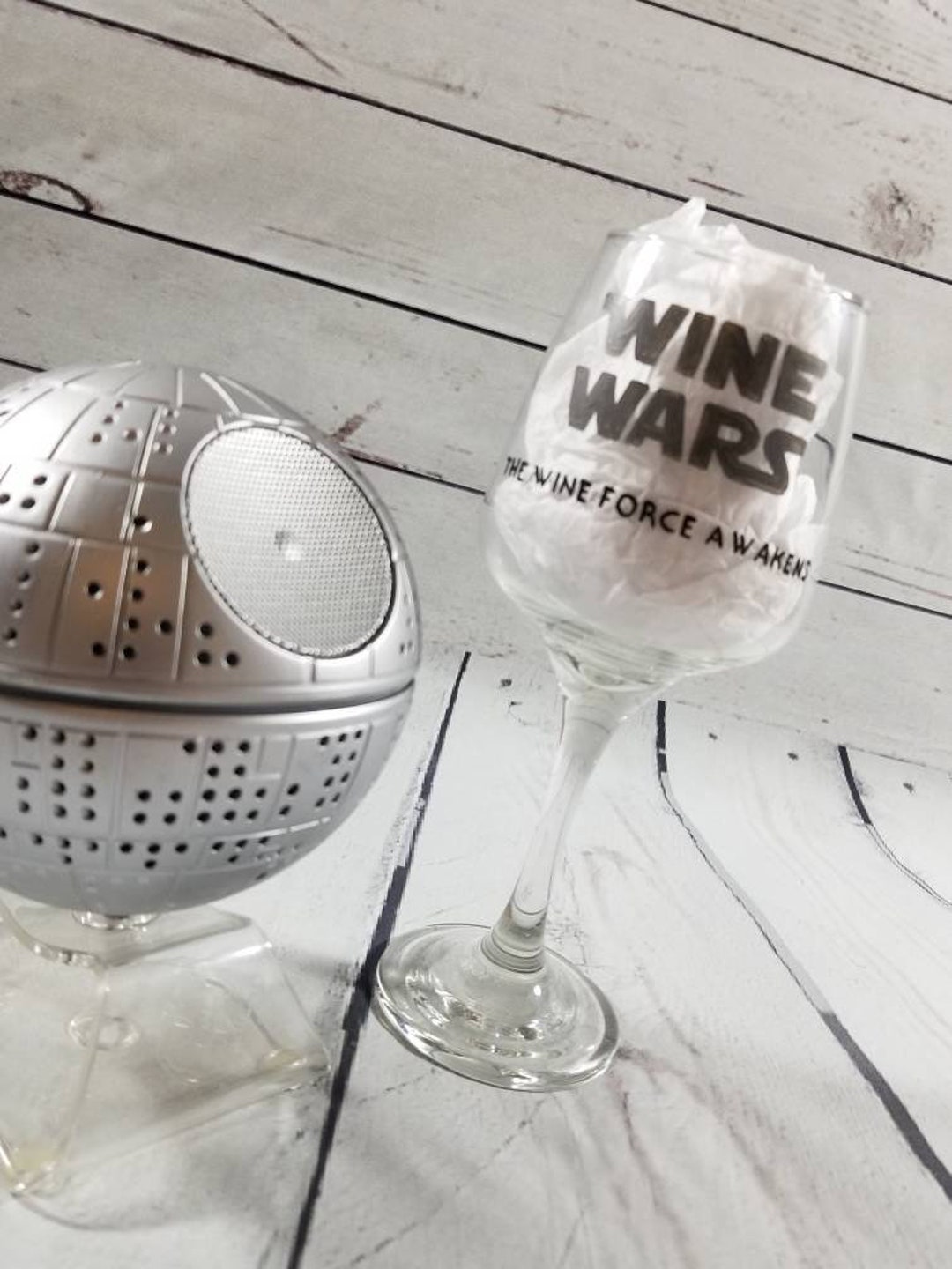 READY TO SHIP Star Wars Wine Glasses / Star Wars Gift / Star Wars
