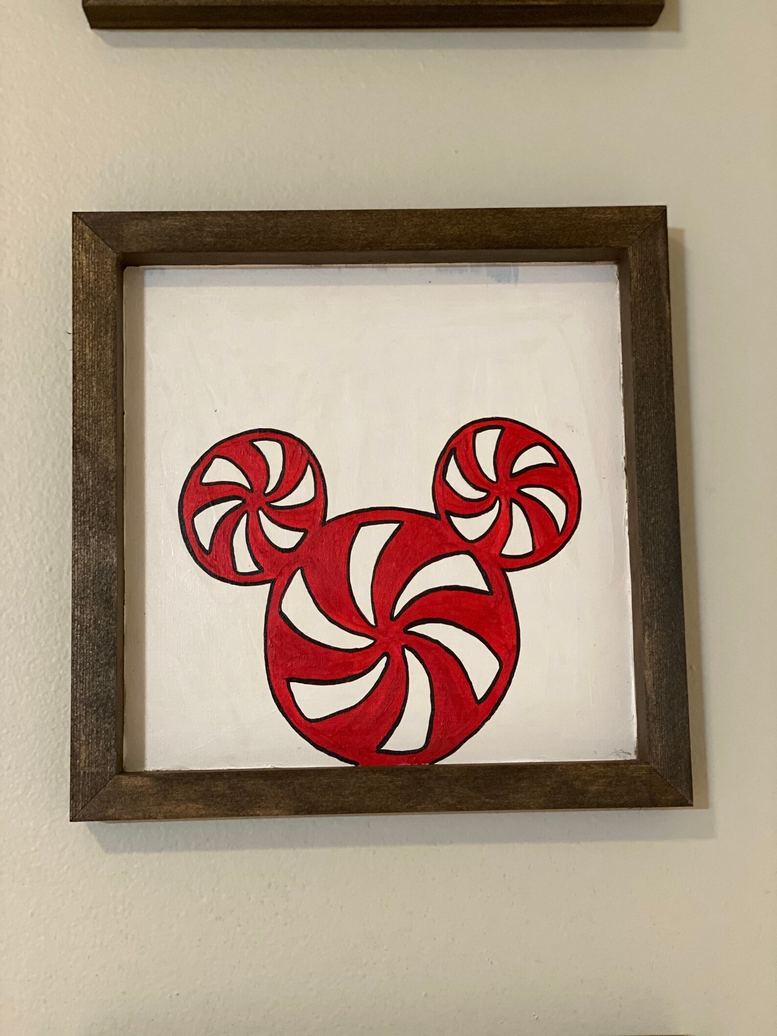 Disney Christmas Wall Decor / Mickey Mouse Christmas / Home Etsy