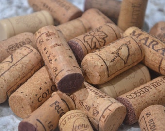 Wine Corks, Used, 5oz Bag, Red Wine, White Wine, Variety of Styles and Designs, for Wine Cork Crafts, Recycled Crafts, Upcycling