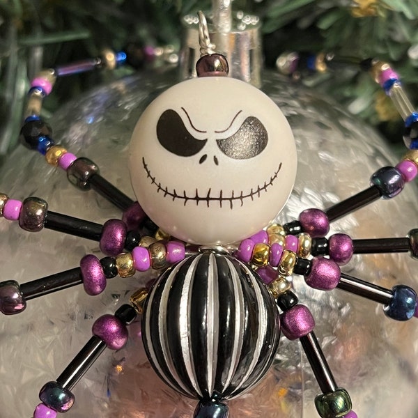 Nightmare Before Christmas inspired Spider Ornament, Spider Ornament, Christmas Ornament.