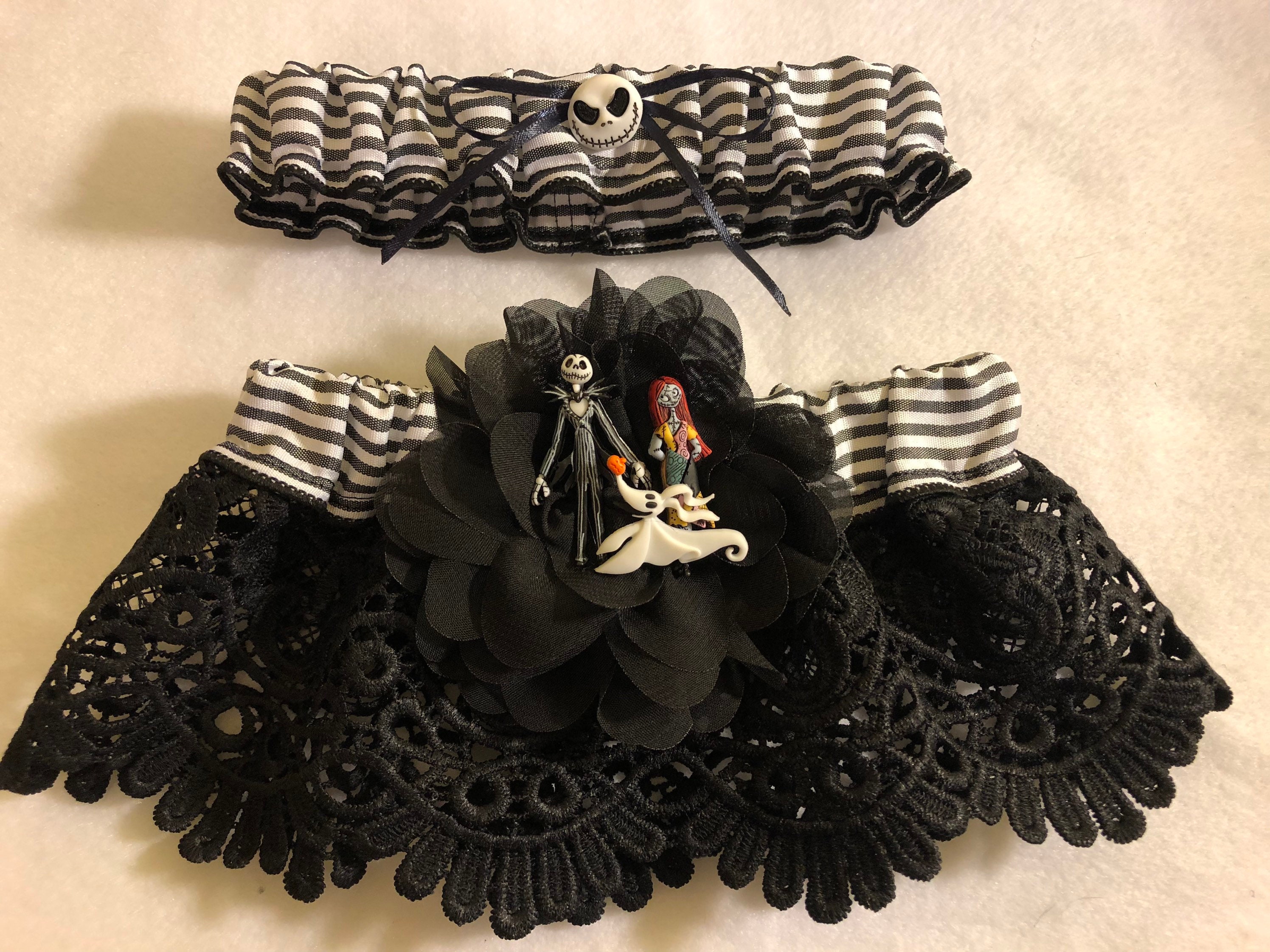 halloween garter belt White Lace Garter Belt