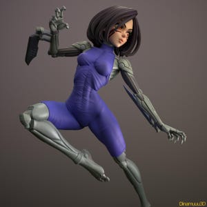 Alita Battle Angel Resin Statue Part Kit