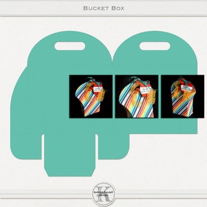Bucket Box SVG, PSD, PDF + - Etsy