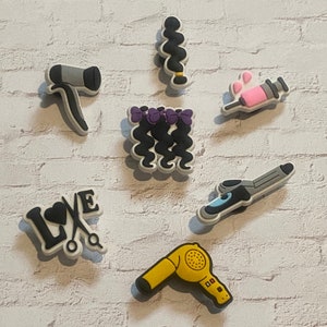 Hairstylist Beauty Shoe Charms
