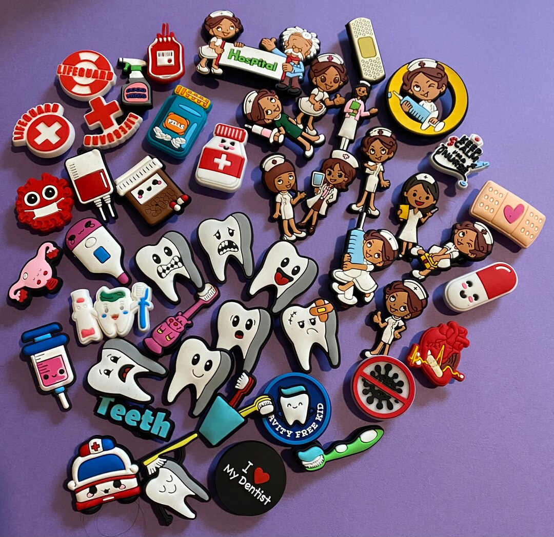 Dentist Nurse Medical Shoe Charms Etsy