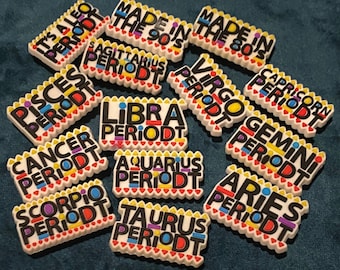 Zodiac Shoe Charms