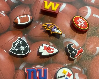 Football Sports Shoe Charms