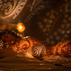 Lámpara de noche, lámpara de escritorio, lámpara de mosaico turca, lámpara de mesa marroquí, lámpara de mesa de mosaico, linterna turca, marroquí de pie, pantalla de calabaza imagen 4