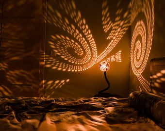 Lamp No.5 - Nymph lamp, Fairy lights, Gourd lights, Coastal table lamp, Kaleba lamp, Kerstverlicht, Lampenkap, Lampka nocna, Turkish lamp
