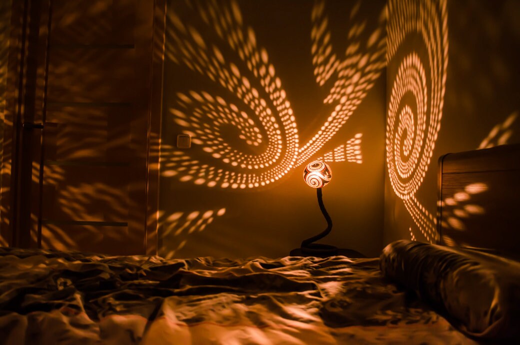 Lamp No.5 - Nymph Lamp, Fairy Lights, Gourd Lights, Coastal Table