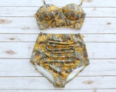 Pineapple Pin Up Style Bikini Set