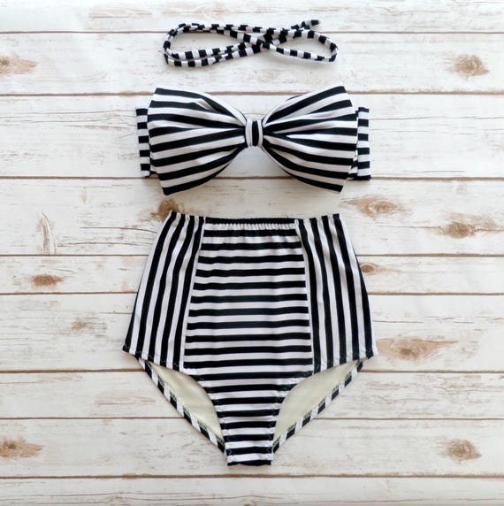 vintage style 2 piece bathing suits