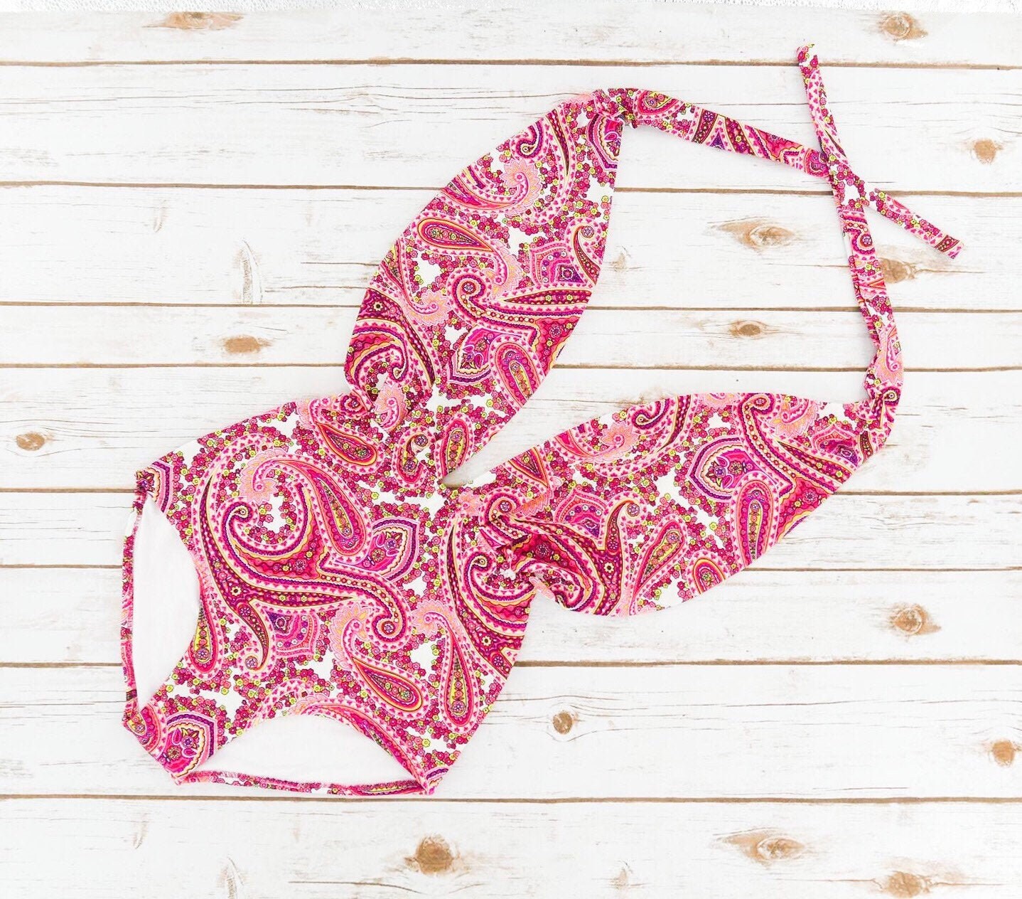 SWIMSUIT OF DREAMS Stunning High Waisted Retro Bathing Suit Etsy