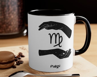 Virgo Mug Personalized Zodiac Sign Coffee Mug, 11oz