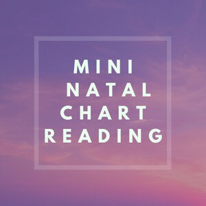 Mini lectura de la carta natal