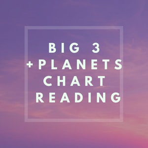 Lectura de la carta de los tres grandes + planetas