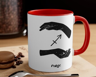 Sagittarius Mug Personalized Zodiac Sign Coffee Mug, 11oz