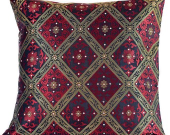 brocade throw pillows