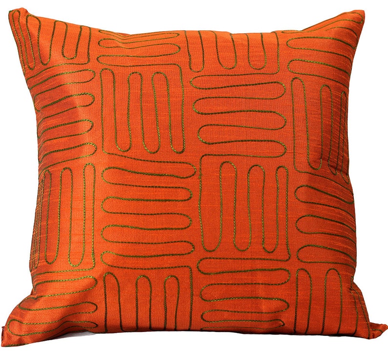 Solid Geometric Pillow Covers 18 X 18 Set of 2 Etsy