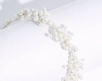 PEARL Beautiful Shimmering Pearl Bridal Headband