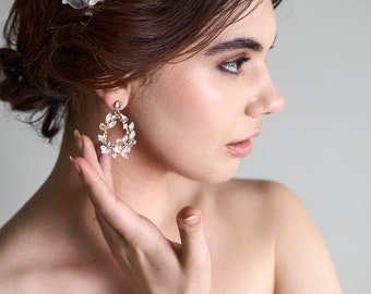 OPAL  Luxury Crystal Bridal Earrings