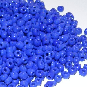 SBL1312 White Opaque Luster 6/0 4mm Rondelle Glass Seed Beads 4oz 