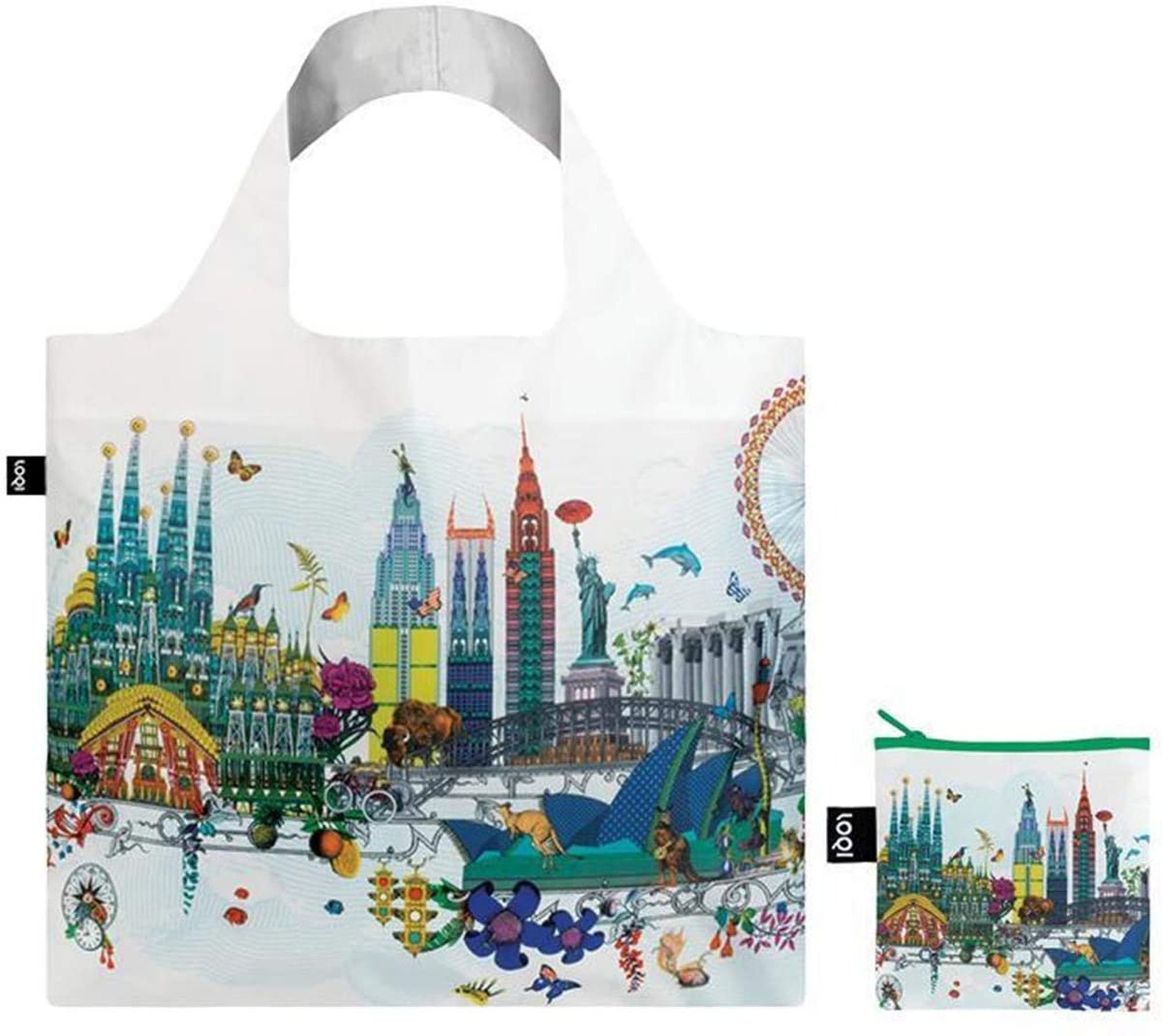 Buy Direct save 30 LOQI Tote World Skyline Etsy