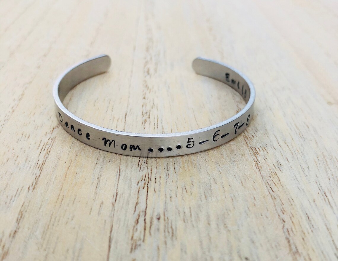 Dance Mom Cuff Bracelet Etsy